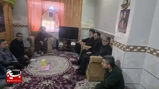 بازدید جانشین ناحیه مقاومت بسیج آغاجاری از خانواده های مددجوی کمیته امداد