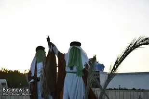 بازسازی واقعه غدیر در باغ موزه همدان