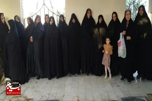 قبور پاک شهدا در روستای افتر گلباران شد