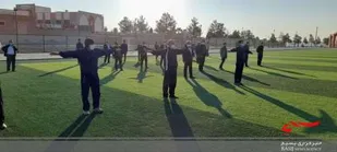برگزاری همایش پیاده روی کارکنان دولت شهرستان سرخه