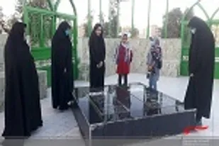 تجدید میثاق و مراسم غبار روبی گلزار شهدای گمنام مهرشهر زاهدان