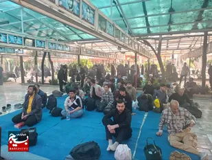 آئین افتتاحیه اردوهای راهیان نور غرب و شمال غرب در حال برگزاری است