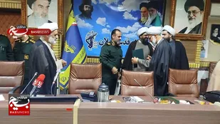 آئین تکریم و معارفه مسئول تعلیم و تربیت سپاه قدس گیلان