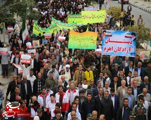 حضور تنگستانیها در بهاربارانی  شکوهمند انقلاب اسلامی