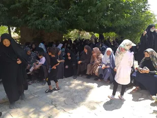 مراسم بزرگداشت ۱۴ شهید روستای باجگان برگزار شد