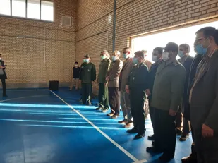 افتتاح سالن ورزشی در بوئین زهرا
