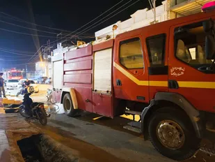 اطفای حریق منزل مسکونی با اقدام جهادی آتش نشانان هندیجان