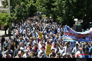 حضور دشمن&zwnj;شکن مردم ملایر در راهپیمایی روز قدس