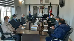 دیدار جمعی از مداحان شهرستان پیشوا با فرمانده سپاه