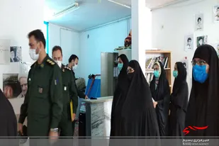 سرکشی فرمانده سپاه ملایر از پایگاه&zwnj;های حوزه حضرت معصومه (س)