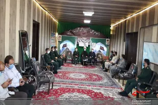 دیدار کارکنان سپاه فامنین با امام جمعه شهرستان