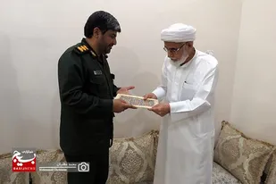 دیدار فرمانده سپاه و امام جمعه اهل سنّت کنگان
