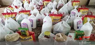 توزيع ۴۵۰ بسته معيشتي در بين رزمندگان بسيجي سمنان