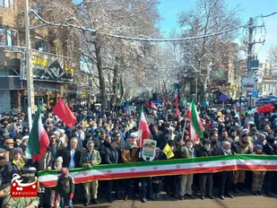 شکوه گرمای حضور مردم طرقبه شاندیز در بهمن برفی ۱۴۰۳+فیلم+عکس