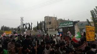 برگزاری مراسم راهپیمایی یوم الله ۱۳ آبان در شهر رودیان