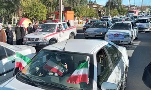 برگزاری راهیپمایی ۲۲ بهمن در قصرشیرین