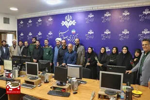 روز خبرنگار و حضور فرمانده سپاه حضرت روح الله در صدا و سیمای استان مرکزی