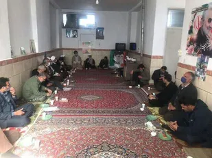 گردهمایی فرماندهان و مربیان صالحین پایگاه&zwnj;های بسیج محلات نجف اشرف رویان در طرود