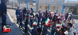 برگزاری راهپیمایی ۱۳ آبان در روستا&zwnj;های میامی+ تصاویر