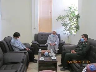 قدردانی مسئول دفتر نمایندگی ولی فقیه سپاه ناحیه بردسکن از شهردار شهرآباد