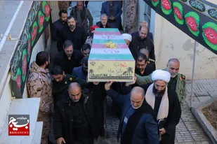 استقبال از پیکر پاک شهید گمنام دفاع مقدس در بیرجند