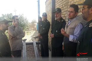 بازدید فرمانده و مسئول نمایندگی ولی&zwnj;فقیه در سپاه انصار الحسین(ع) همدان از اردوهای جهادی