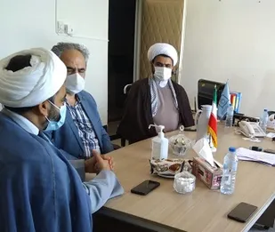 دیدار مسئول نمایندگی ولی فقیه در ناحیه قشم با رئیس بیمارستان پیامبر اعظم  (ص)