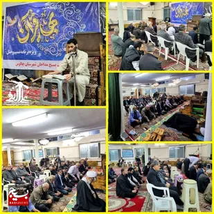 کاروان محفل نسیم وصل بسیج مداحان در چالوس