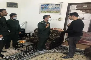 دیدار و تجلیل از خانواده شهید محمد ضمیری در زاهدان