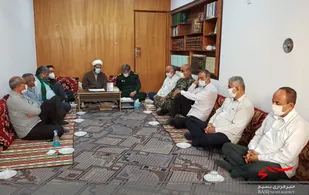 دیدار فرمانده و کارکنان سپاه صاحب الزمان(عج) با امام جمعه دیلم