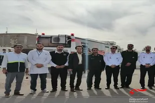 بازدید فرمانده سپاه ناحیه ارسنجان و مدیر آموزش و پرورش از بیمارستان صحرایی حضرت زینب (س)
