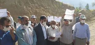 استقبال گرم مردم منطقه الموت از سربازان سازندگی
