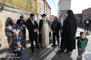 بازدید سرزده رئیس جمهور و فرمانده سپاه تهران بزرگ از محله هرندی تهران
