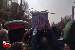 آیین وداع با شهدای گمنام در شهرستان شوط برگزار شد