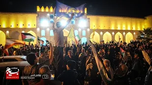 تجمع مردمی در حمایت از &laquo;وعده صادق&raquo; در برازجان برگزار شد