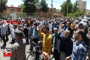 راهپیمایی &laquo;جمعه خشم&raquo; و اعلام انزجار از رژیم صهیونیستی در ملایر برگزار شد