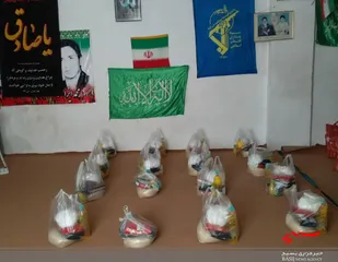 توزیع 16 بسته مواد غذایی در روستای اسفیدان شهرستان بجنورد