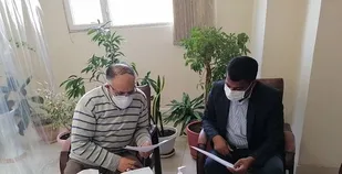 دیدار مسئول سازمان بسیج حقوقدانان سپاه امام سجاد (ع )با مدیرستاد دیه استان هرمزگان