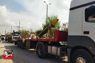 برگزاری رزمایش خودرویی کامیون&zwnj;داران و موتورسواران در کبودراهنگ