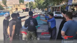 ماشین نویسی خودروهای شخصی در سمیرم توسط بسیجیان گردان 113 لشکر14 امام حسین(علیه السلام)