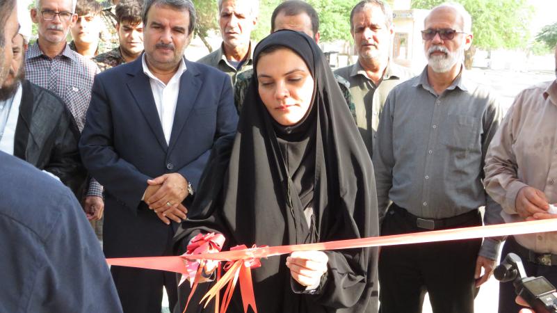 افتتاح المان  گلزار شهید مصطفی پویانفر در دلوار