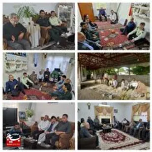 دیدار و تجلیل مسئولین  رامسر از خانواده&zwnj;های معظم شهدای فتح خرمشهر