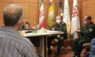 دیدار سردار فدوی با جانبازان دفاع مقدس