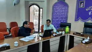 دیدار مسئول سازمان بسیج مهندسین صنعت ومعدن سپاه استان سمنان با عضوسازمان نظام مهندسی معدن کشور