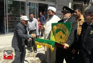 کاروان خادمان حرم حضرت علی ابن موسی الرضا علیه السلام به لرستان می آیند.