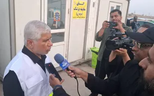 برپایی موکب درمانی مجهز بسیج جامعه پزشکی سپاه ولیعصر (عج) در مرز شلمچه
