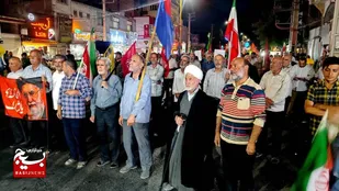 قاب هایی از وحدت مردم حماسه آفرین شهرستان&zwnj;های ساوجبلاغ و نظرآباد، در یکصد و نودمین موج همدلی و همبستگی