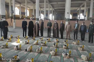 برگزاری پویش مردمی کمک مومنانه در فامنین