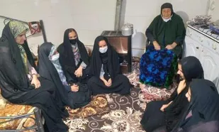 دیدار با خانواده شهید جمعه محمودی در خانمیرزا