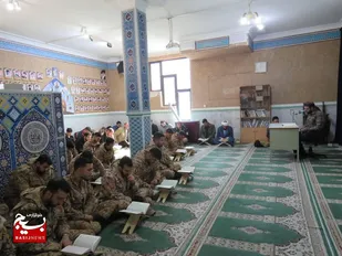 برگزاری محفل انس با قرآن کریم در سپاه شهرستان آبیک
